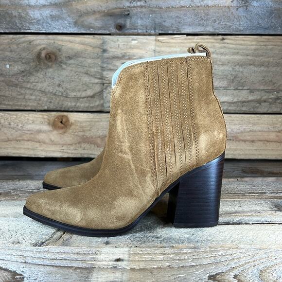 Marc Fisher Maree Bootie - Suede Leather - 6 - New without box - Picture 1 of 8
